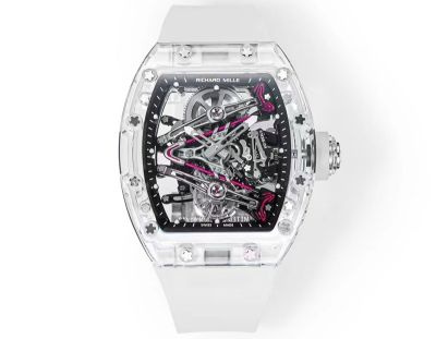 RICHARD MILLE RM38-02 Tourbillon Sapphire Crystal Rubber Strap Replica watch